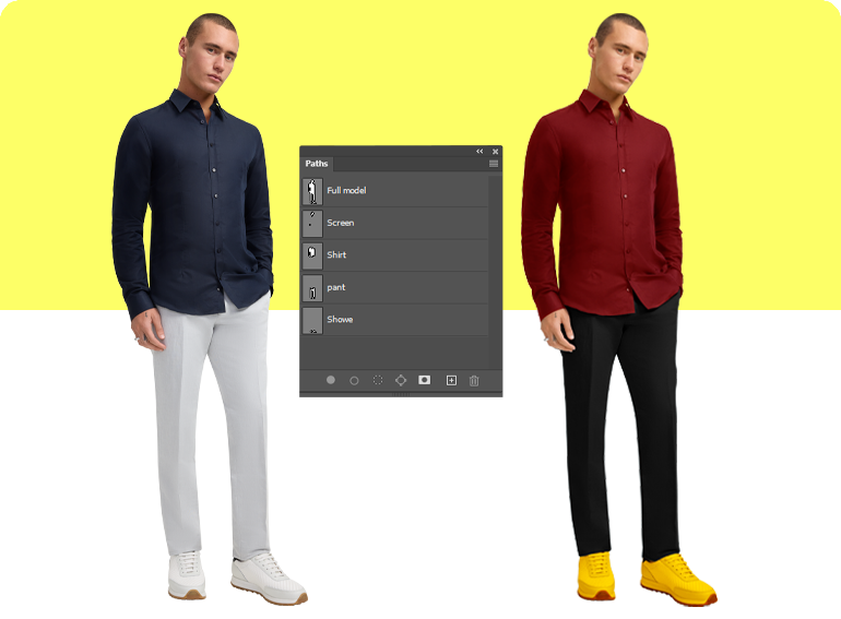 multi clipping path
